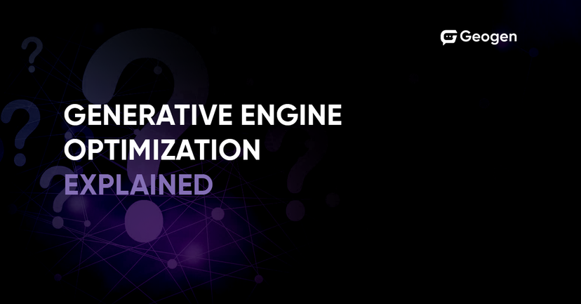 Generative Engine Optimization Explained