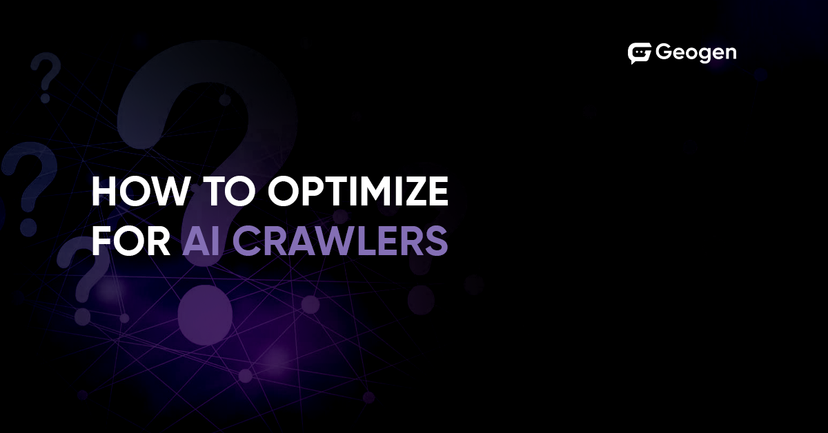 How to Optimize for AI Crawlers